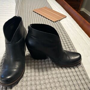 Kork-Ease Black Ankle Booties